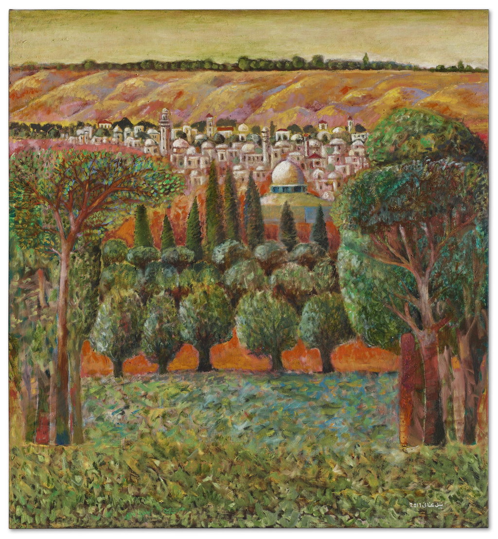 Jerusalem (2011). Sold for $42,500 in 2024. Image courtesy of Christie's
