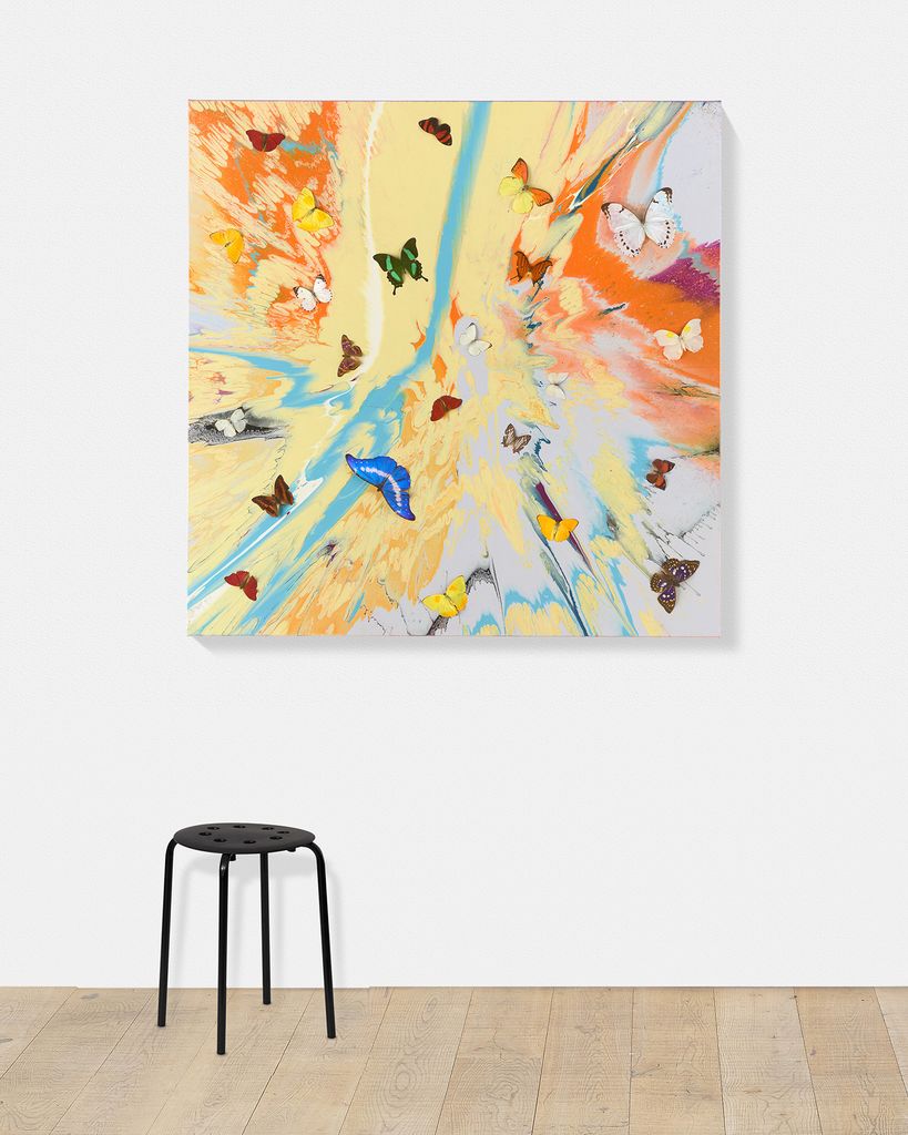 Beautiful Without Fear or Favour Painting (with Butterflies) scale image