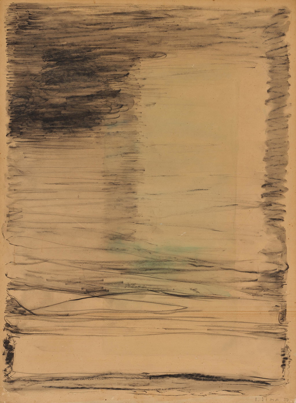 Untitled by Josef Sima sold for $56,300 (584% above estimate). Image courtesy of Artcurial