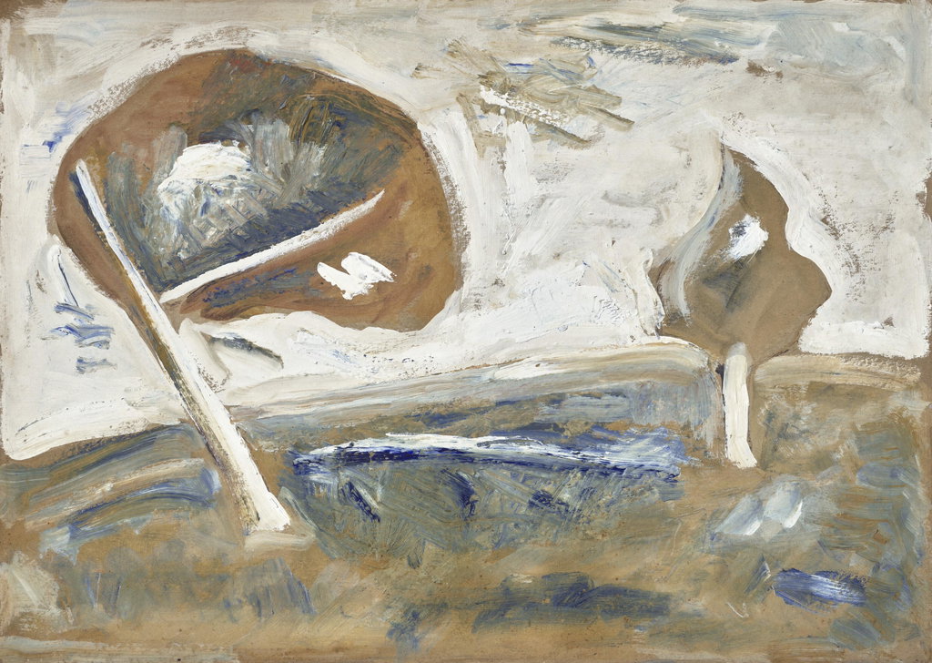Untitled (The Leaning Tree) (Undated). Sold for $44,100 in 2025. Image courtesy of Christie's