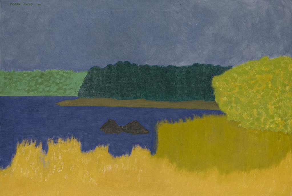 Dark Inlet. (1980). Sold for $47,500 in 2024. Image courtesy of Swann Galleries
