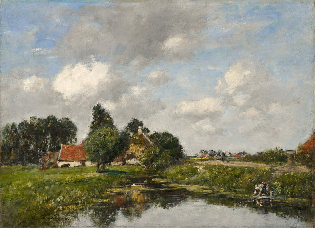 Rivière aux environs de Dunkerque. Image courtesy of Sotheby's
