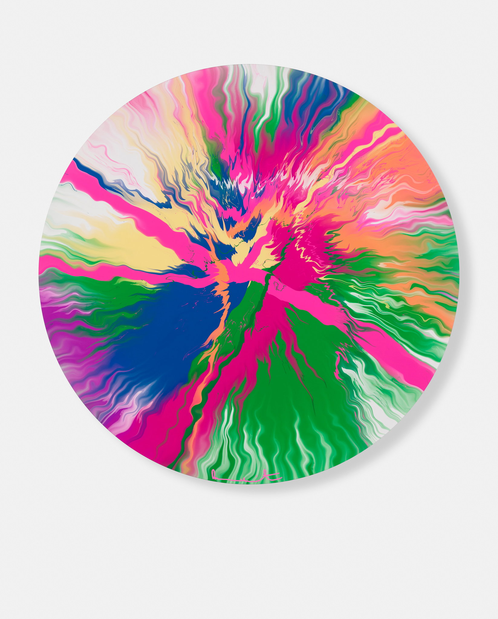 Beautiful, Completely Open, Almost Invisible, Truly Great, Bold But Unfeeling, Eternal Bursting River Painting image #1 main image