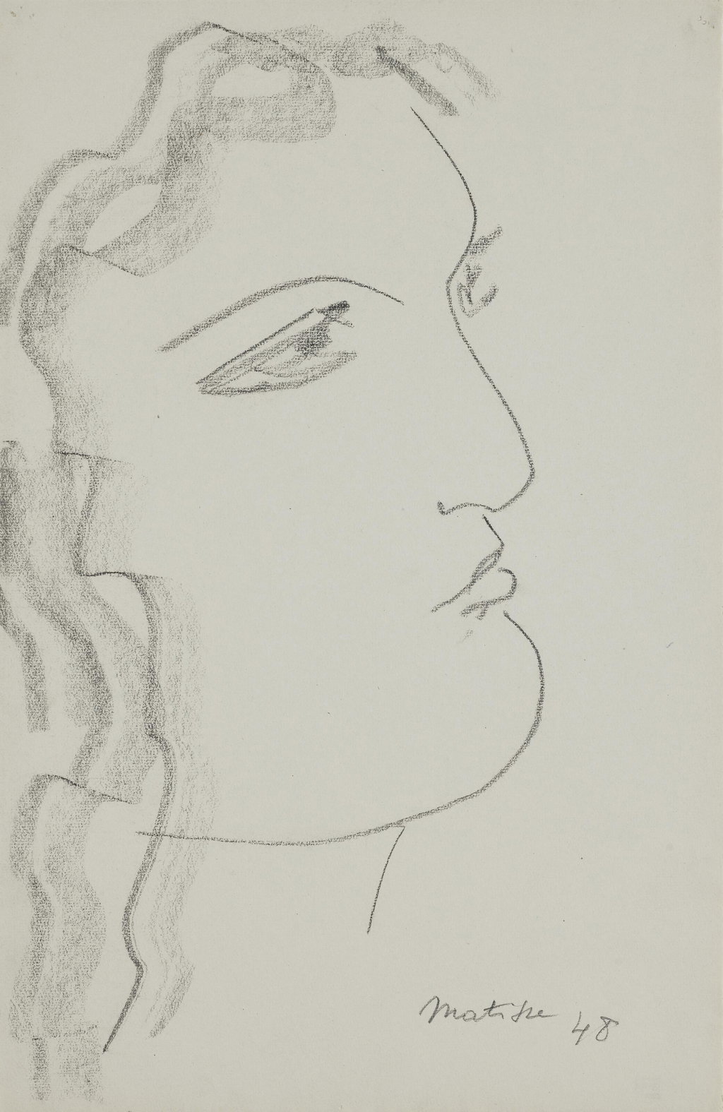 Head by Henri Matisse sold for $142,600. Image courtesy of Christie's