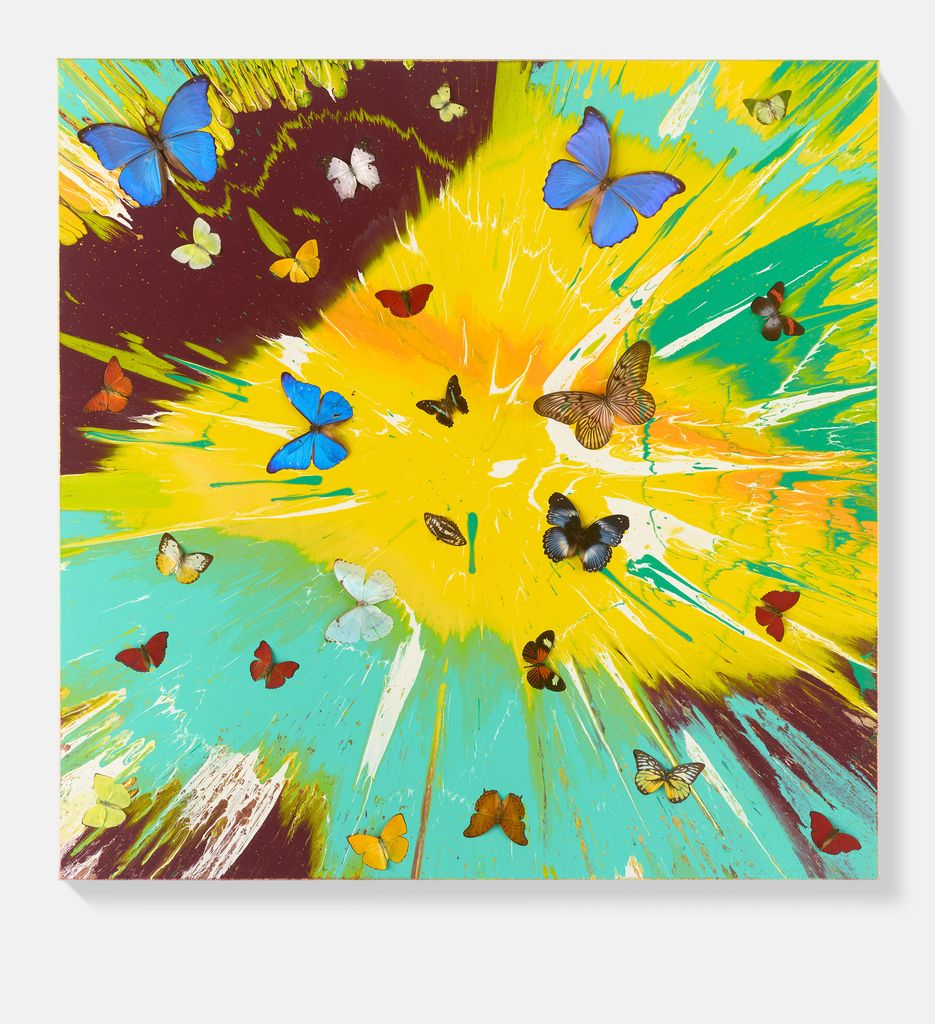 Beautiful New Dawn Painting (with Butterflies) 1 main image