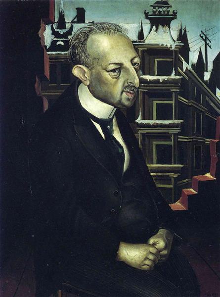 Otto Dix, Portrait of the lawyer Dr. Fritz Glaser (1921)