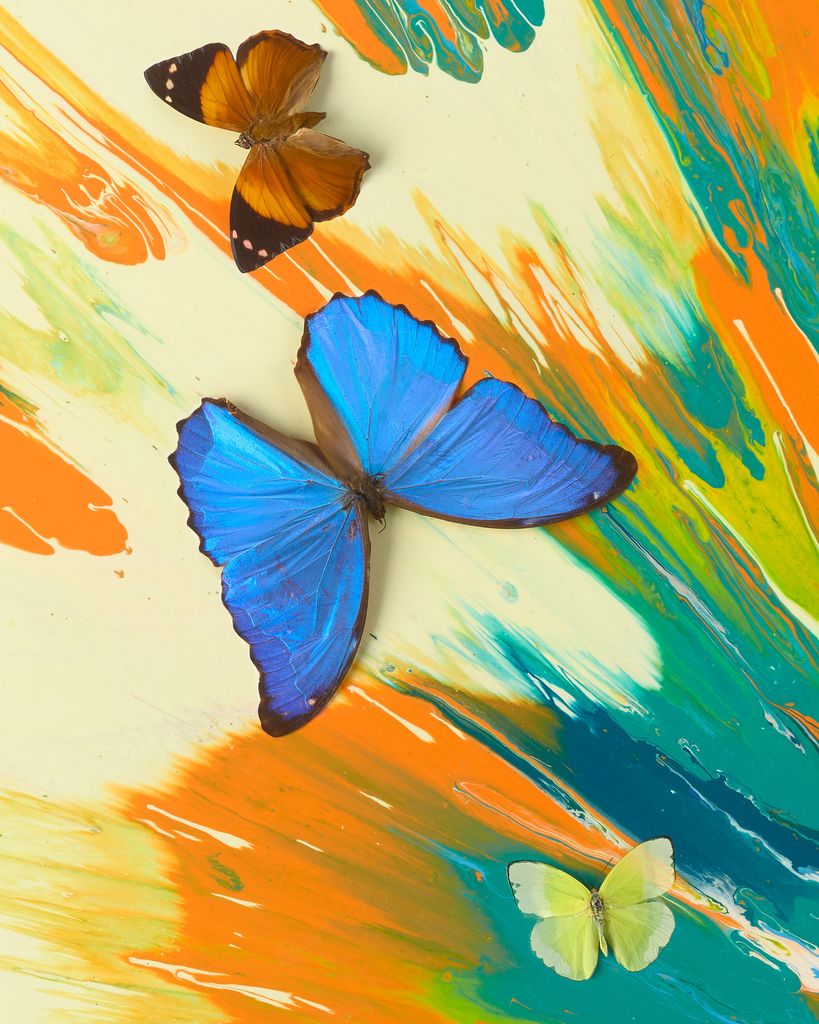 Beautiful Natural and Authentic Love Painting (with Butterflies) 3