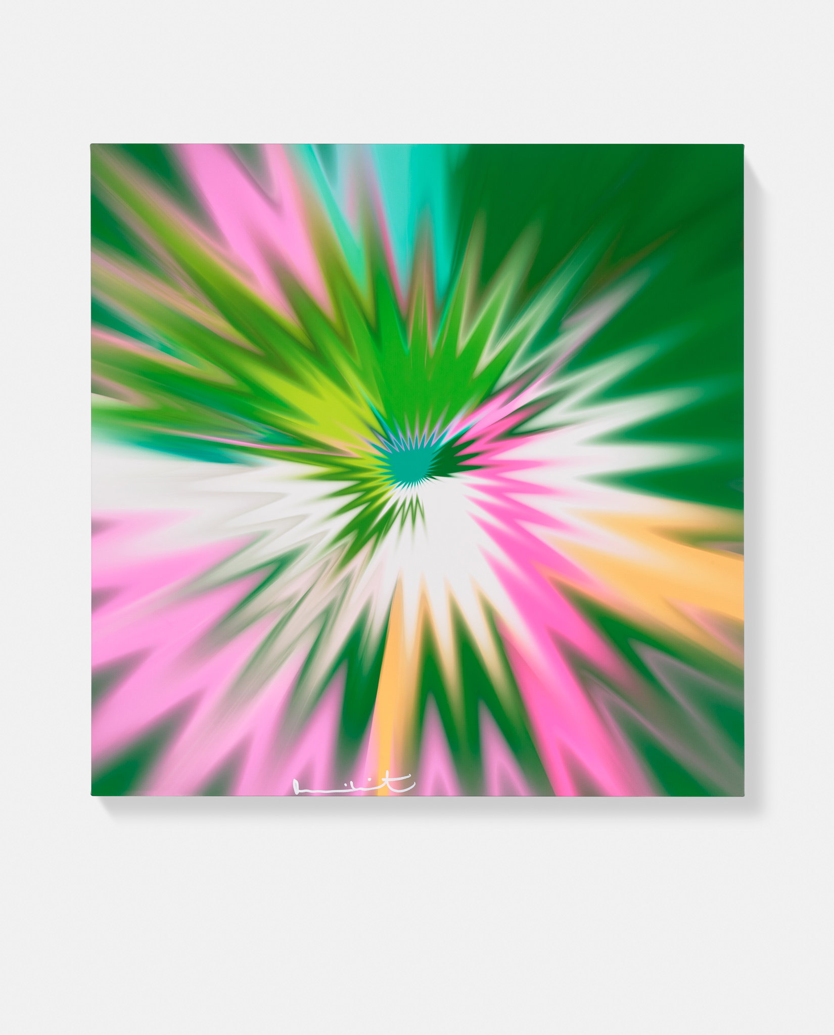 Beautiful, Greatest Known, Singularly Eventful, Really Original, Novel And Important Implosion Painting image #1 main image