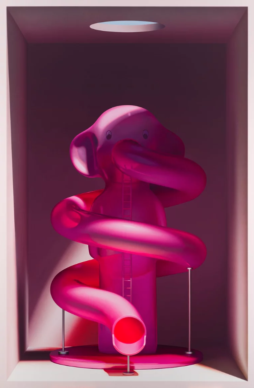 Mehdi Ghadyanloo: The Sacred Circus - Suspended Myths at Almine Rech Gallery in New York