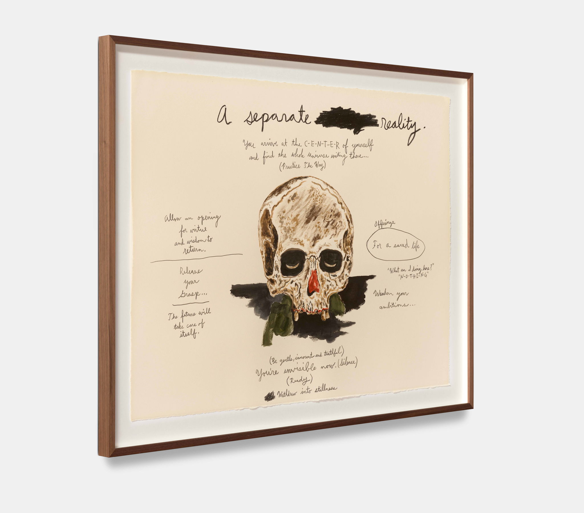 A separate reality. 2