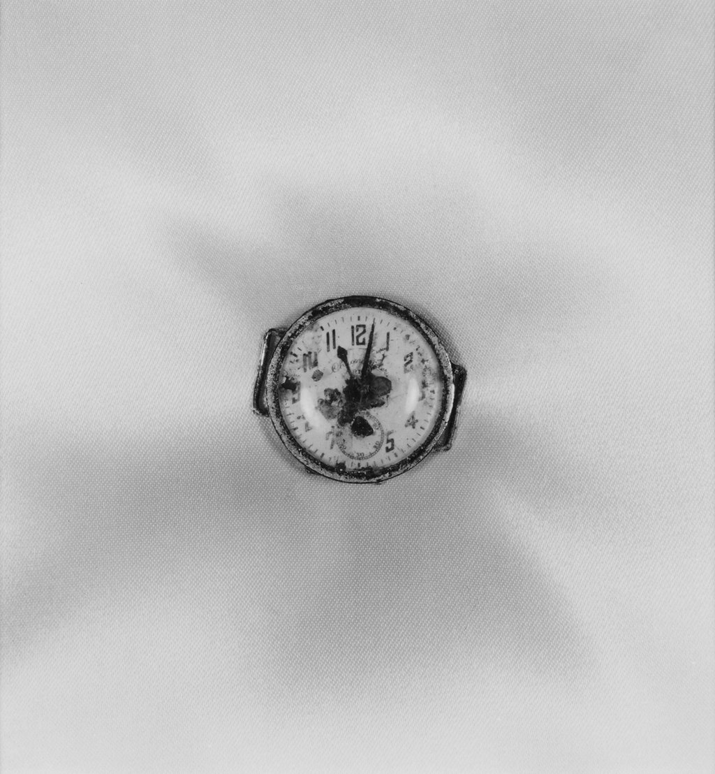 Wristwatch Stopped at 11:02, August 9, 1945, Nagasaki by Shomei Tomatsu sold for $70,400 (486% above estimate). Image courtesy of Sotheby's