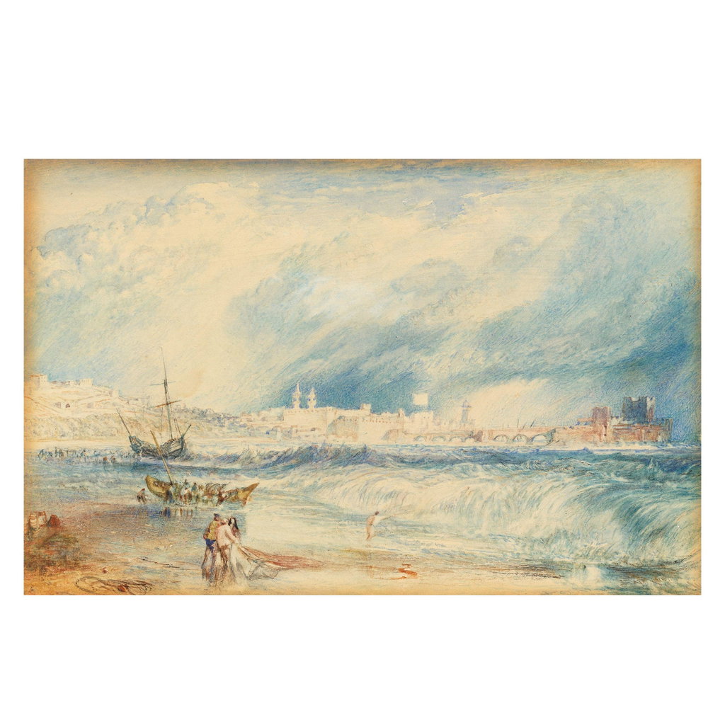 Sidon by J.M.W. Turner sold for $118,200. Image courtesy of Bonhams
