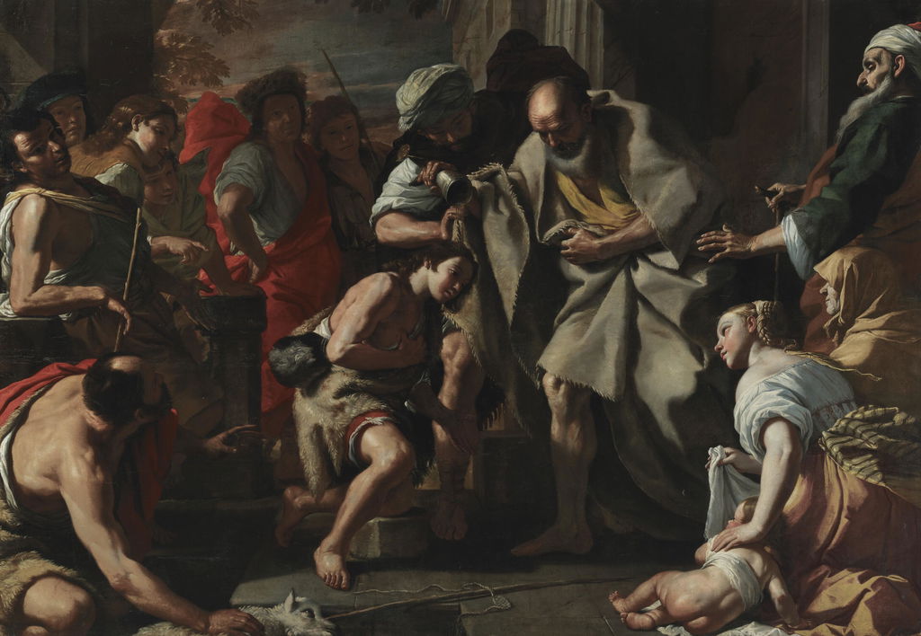 Samuel anointing David. Image courtesy of Christie's