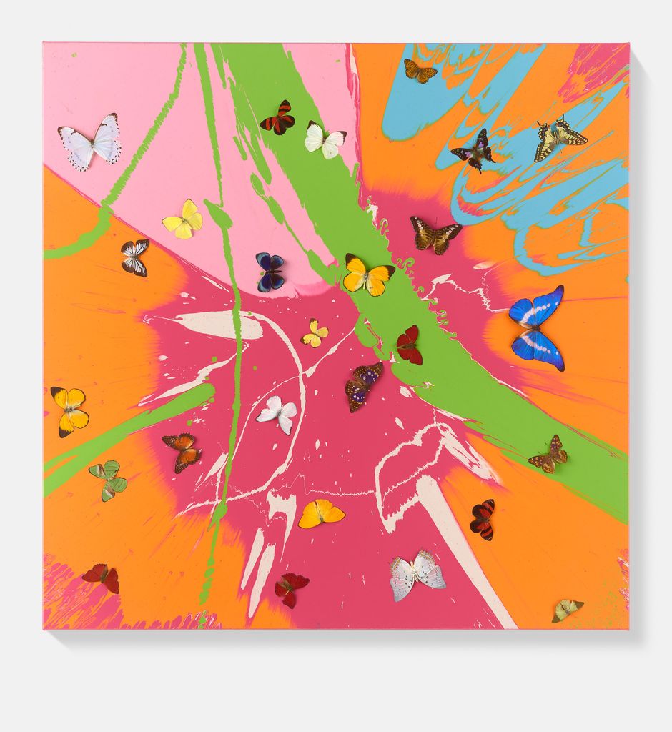 Beautiful Keeping Zen Whilst Moving at Speed Painting (with Butterflies) 1 main image