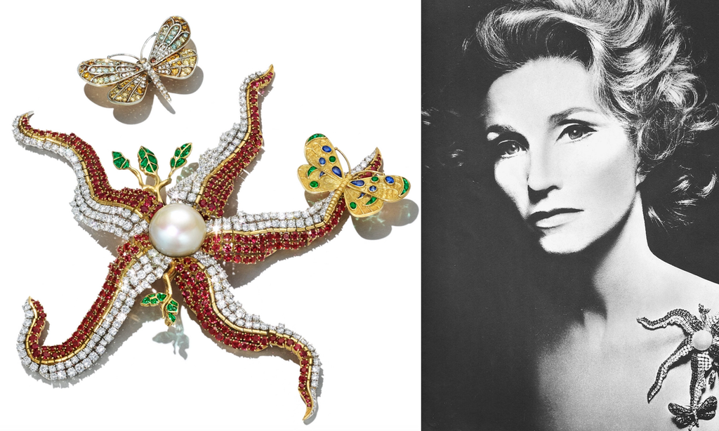 Starfish brooch designed by Salvador Dalí sells for nearly $1m at Christie’s