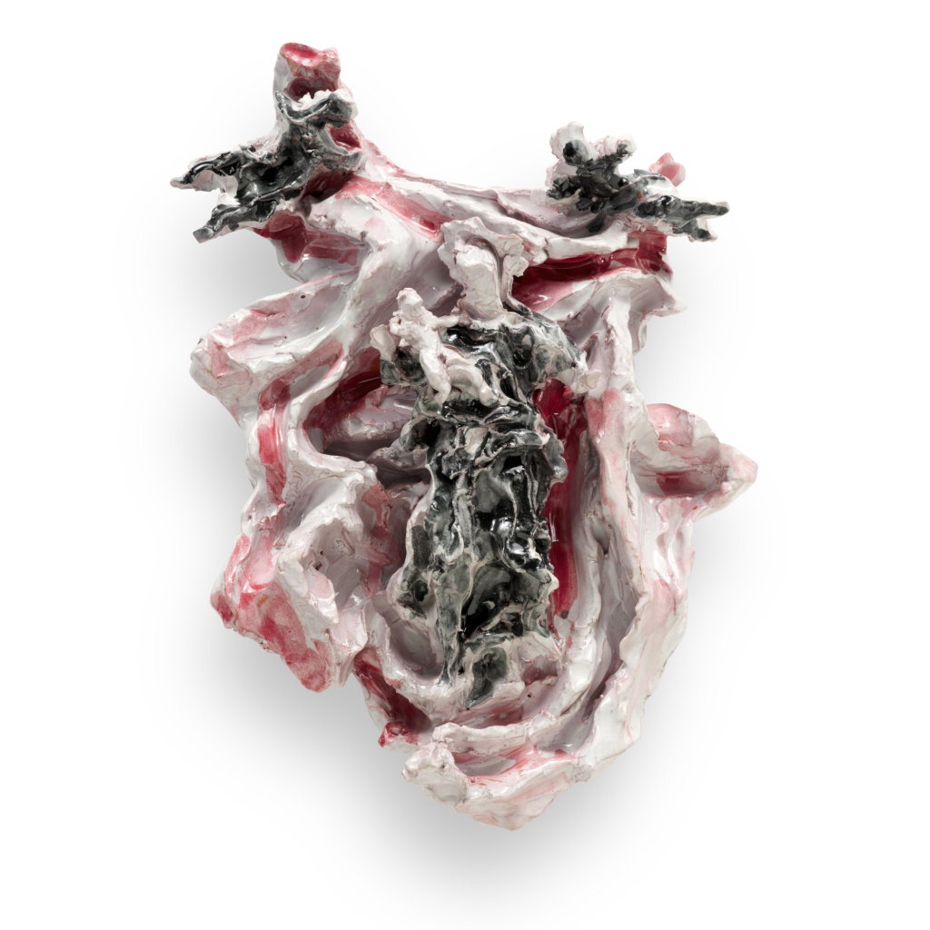 Madonna e putti by Lucio Fontana sold for $223,400 (374% above estimate). Image courtesy of Sotheby's