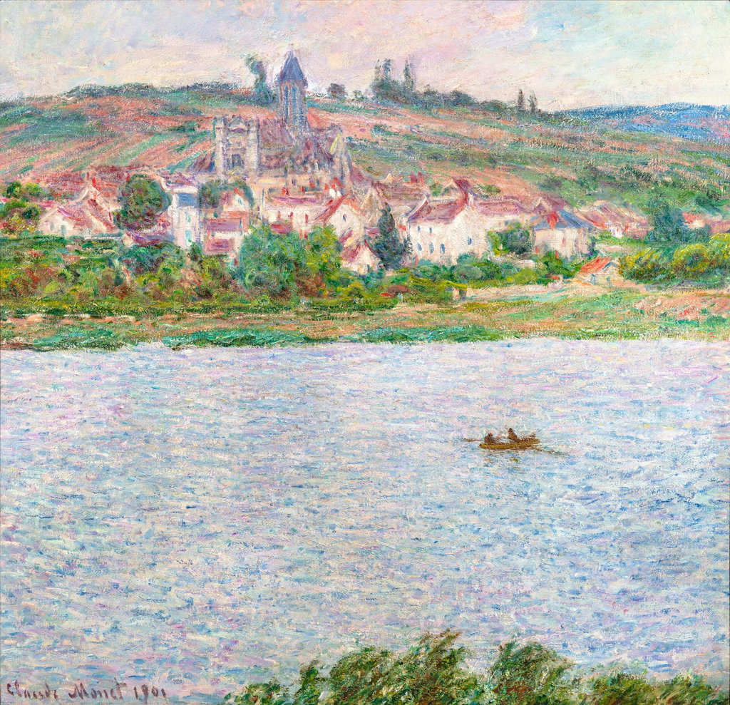 Vétheuil, effet du matin by Claude Monet estimated at $6.94m (low) to $9.25m (high). Image courtesy of Sotheby's