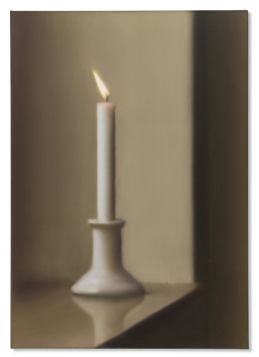 Kerze (Candle) by Gerhard Richter estimated at $35m (low) to $50m (high). Image courtesy of Christie's