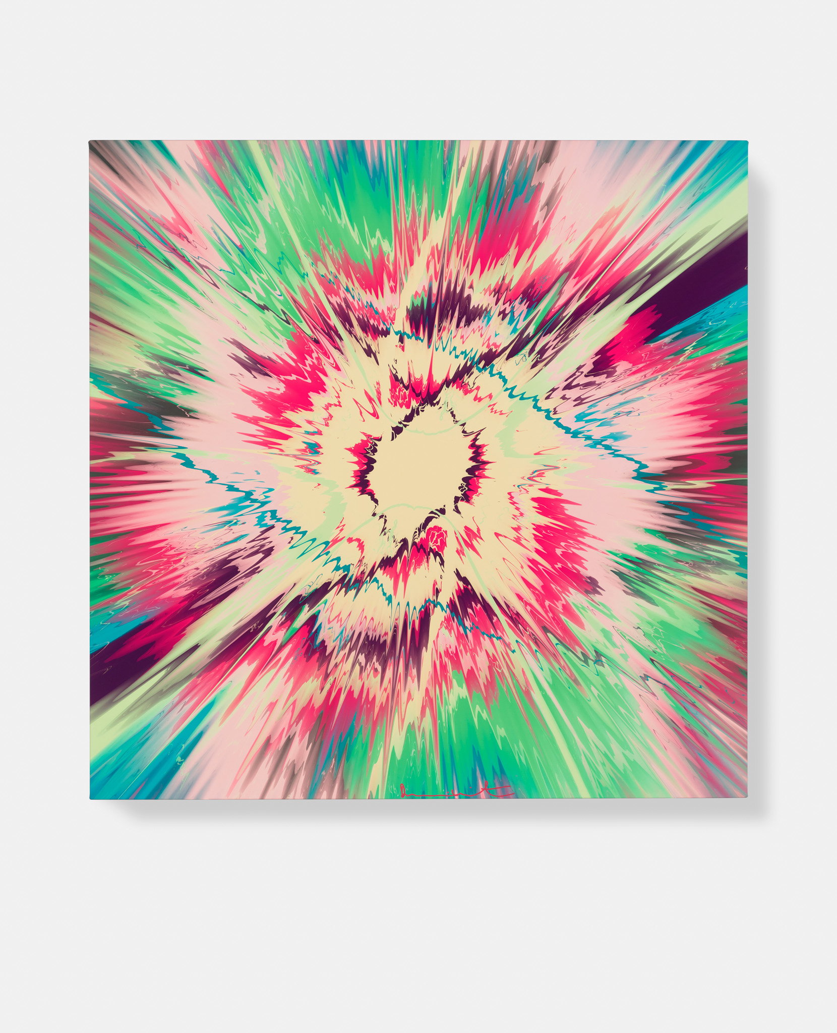 Beautiful, Pure Earthenware, Serene Yet Calm, High And Clear Nebula Painting image #1 main image