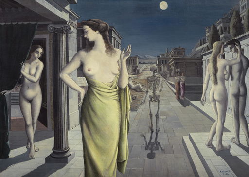 Paul Delvaux Work Sells for 100% Above Estimate at Auction