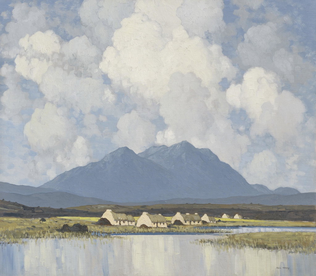 Mountains and Lake, Connemara (1934). Sold for $865,300 in 2021. Image courtesy of Christie's