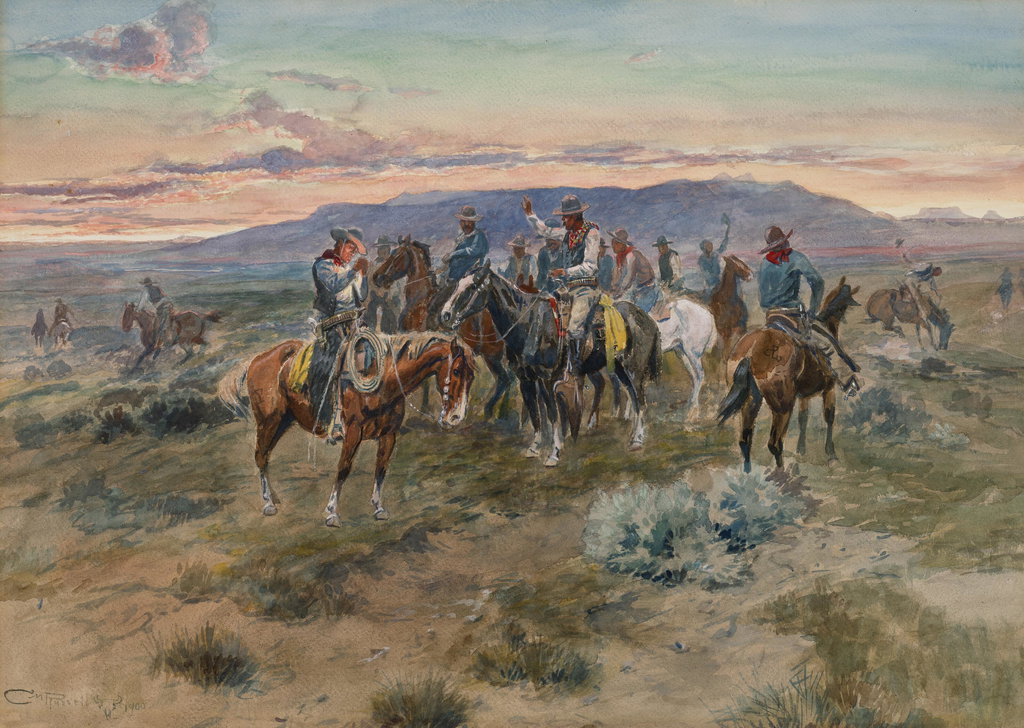 Scattering the Riders. Image courtesy of Christie's
