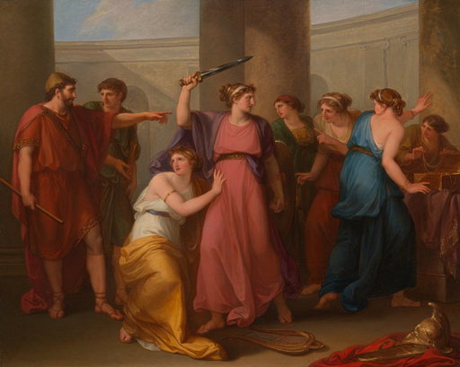 London’s National Gallery Gifted Angelica Kauffman Painting of Achilles