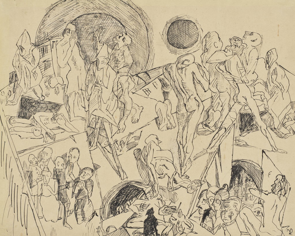 Auferstehung ('Resurrection') by Max Beckmann sold for $118,700. Image courtesy of Christie's