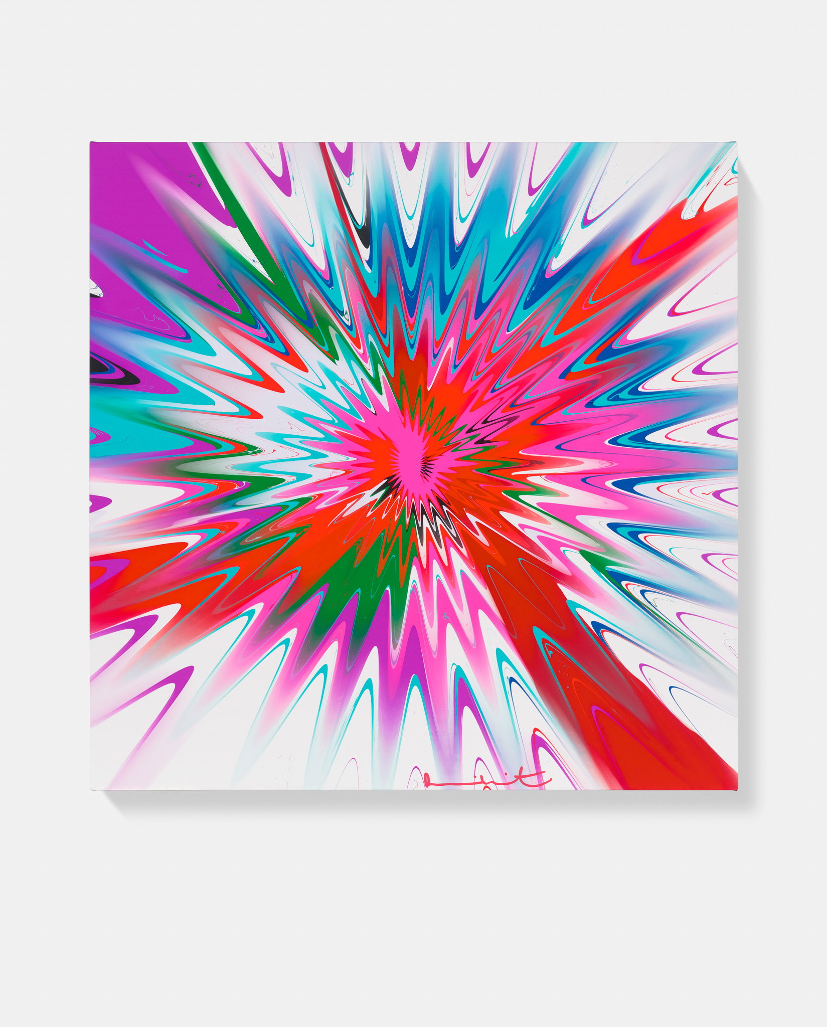 Beautiful, Ever Bright, Less Exhilarating, Pure By Heart Implosion Painting image #1 main image