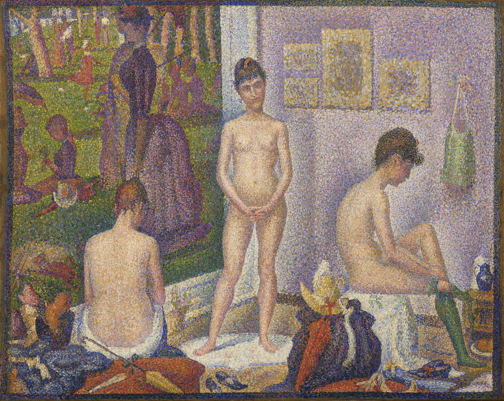 Les Poseuses, Ensemble (Petite version). Image courtesy of Christie's