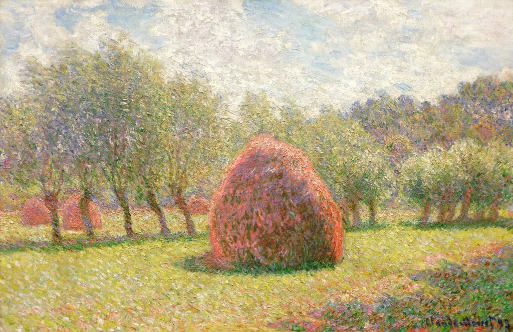 Meules à Giverny by Claude Monet sold for $34.8m.
Image courtesy of Sotheby's