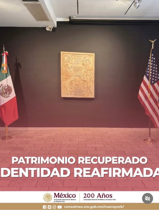 1,200-Year-Old Limestone Lintel was Inadvertently Repatriated to Mexico Instead of to Guatemala