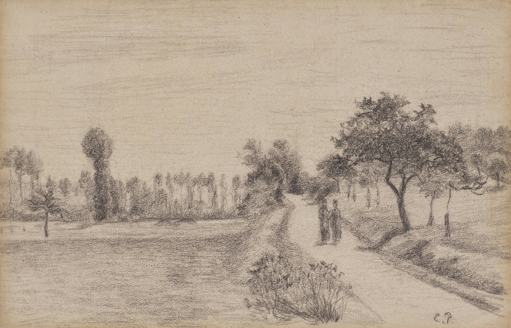 La promenade sur le chemin. Image courtesy of Christie's