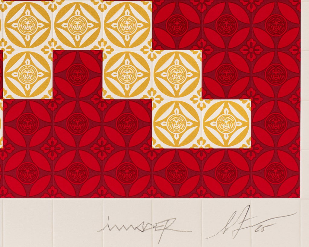 Positive Space/Negative Space (Cream/Red) image #4