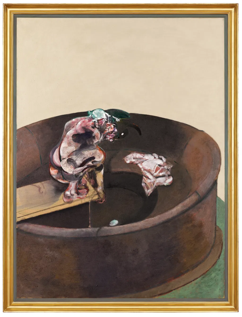 Portrait of George Dyer Crouching by Francis Bacon sold for $27.73m.
Image courtesy of Sotheby's