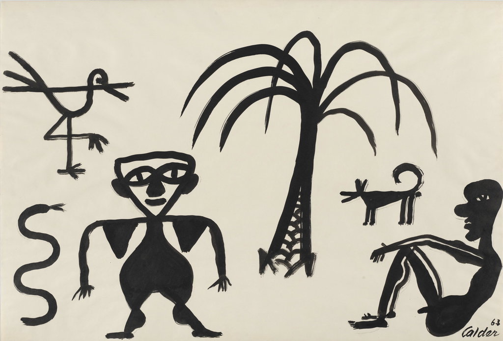 Figures with Palm Tree. Image courtesy of Christie's