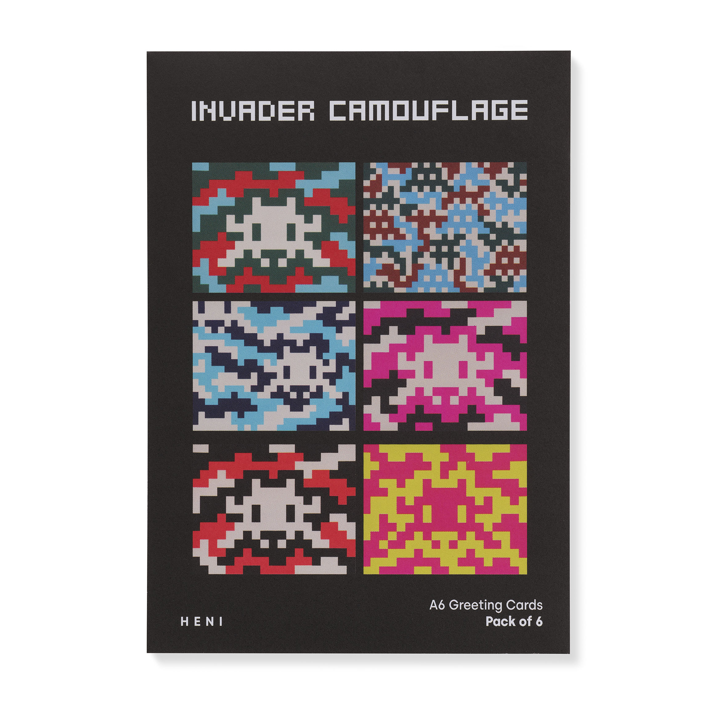 Invader Camo Greeting Cards | HENI Shop