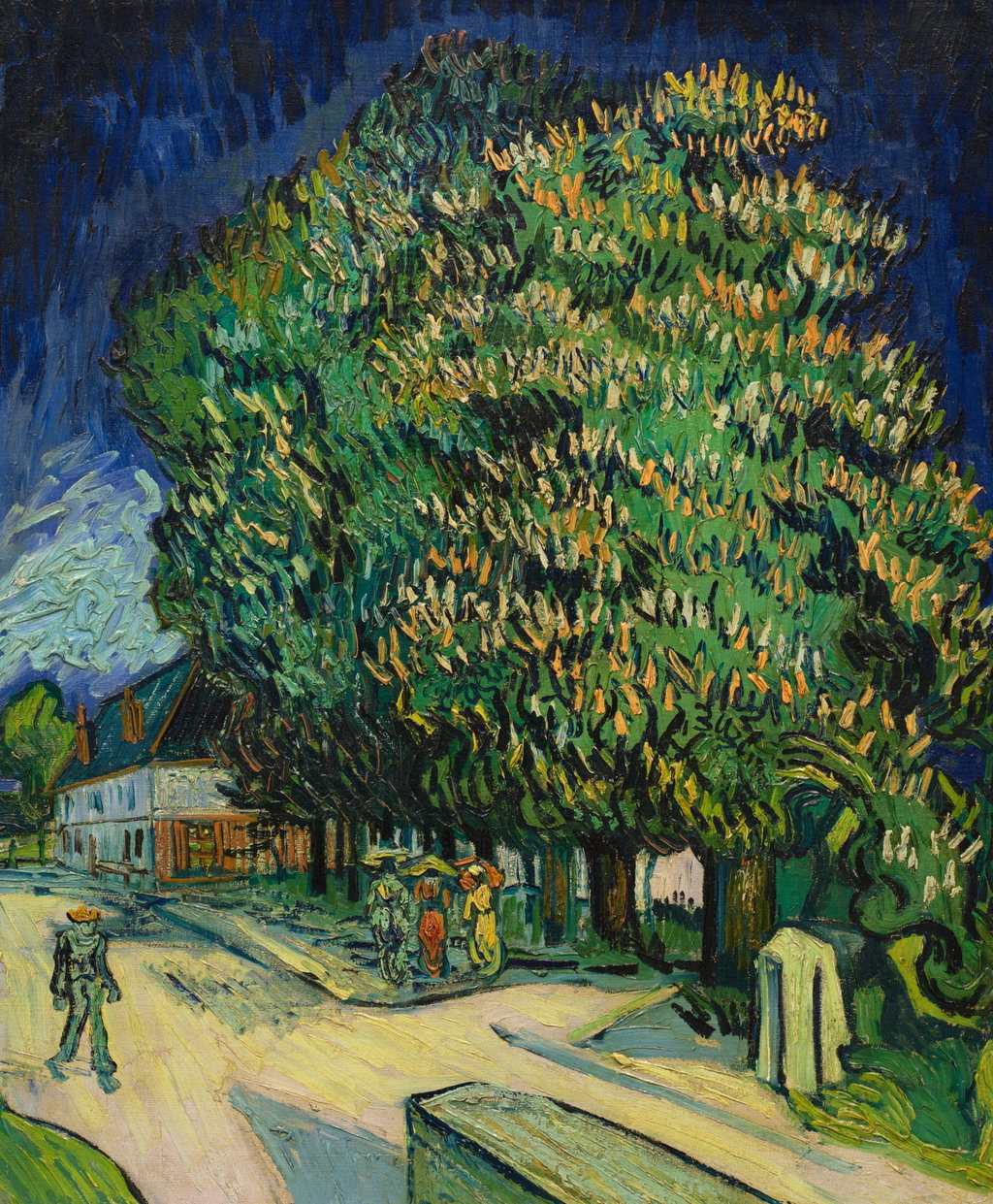 Châtaigniers en fleurs by Vincent van Gogh estimated at $180m. Image courtesy of Sotheby's
