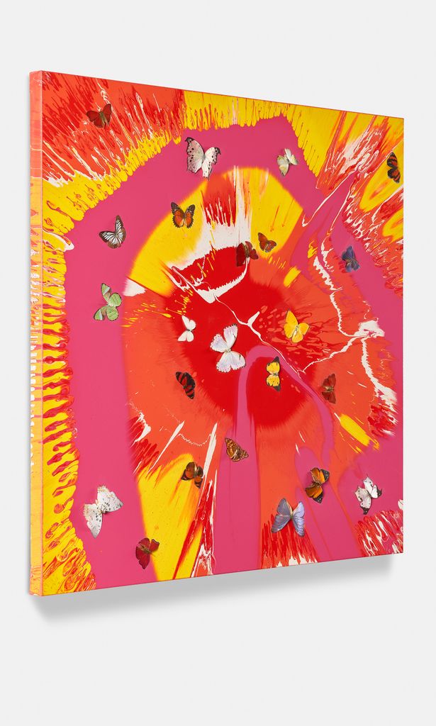 Beautiful I Love Your Aura Painting (with Butterflies) 2