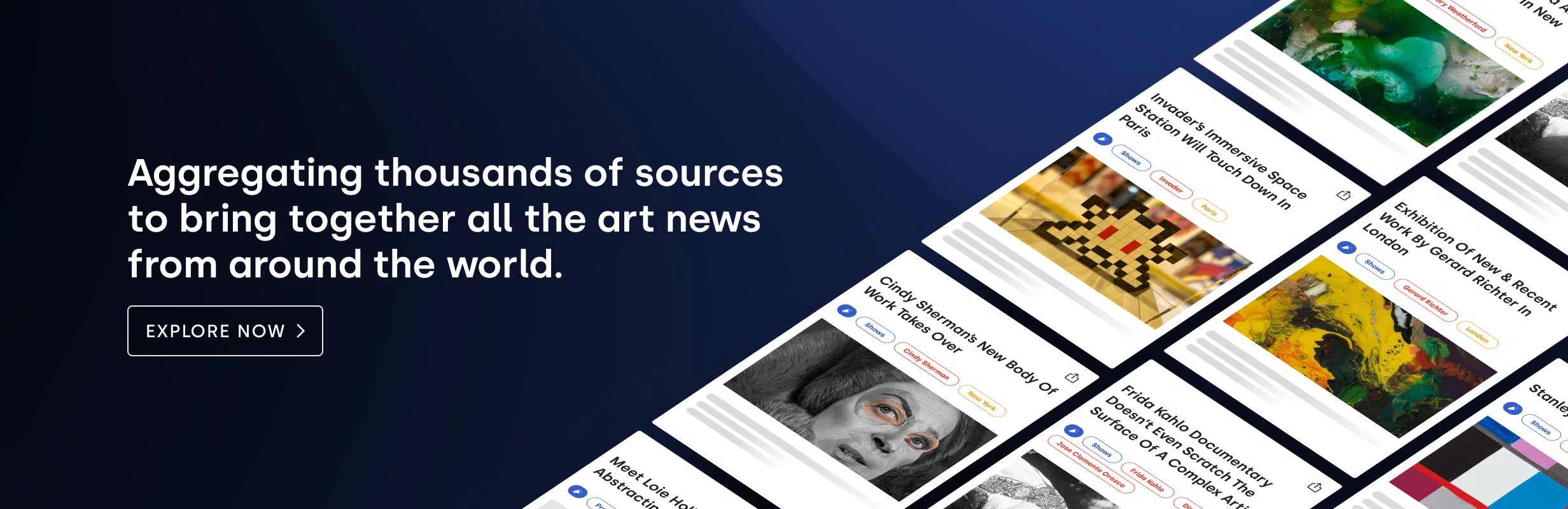 The latest news and analytics on art and NFTs