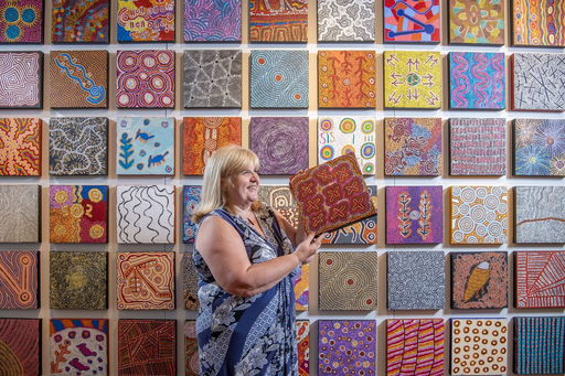 Aboriginal art comes to hometown of Captain James Cook 250 years on