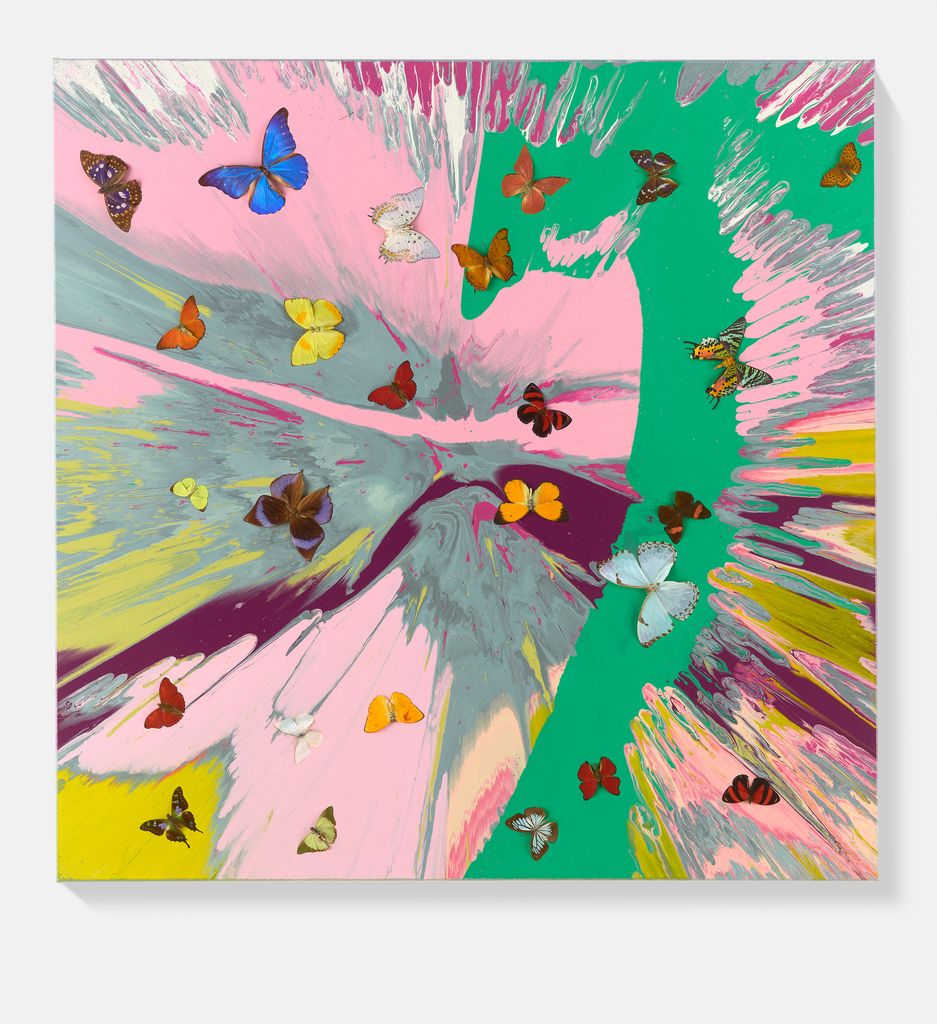 Beautiful Affection in all Directions Painting (with Butterflies) 1 main image