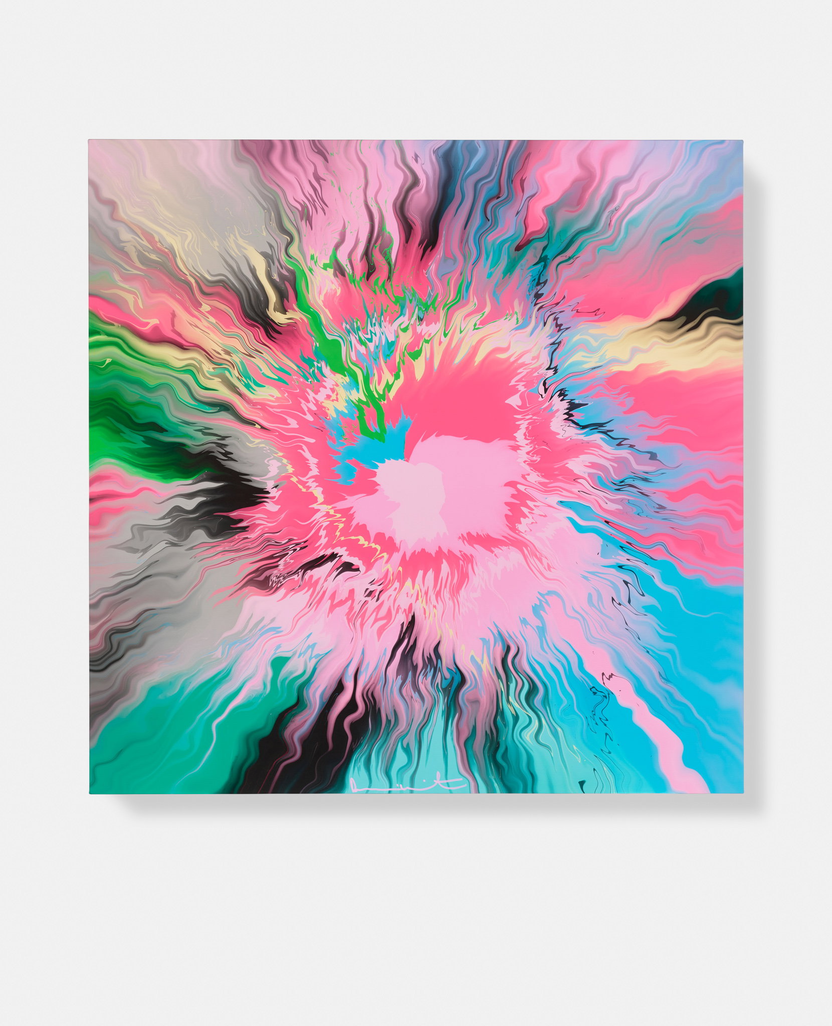Beautiful, Greater Good, Utterly Undescribable, Supreme And Unchangeable Bursting River Painting image #1 main image