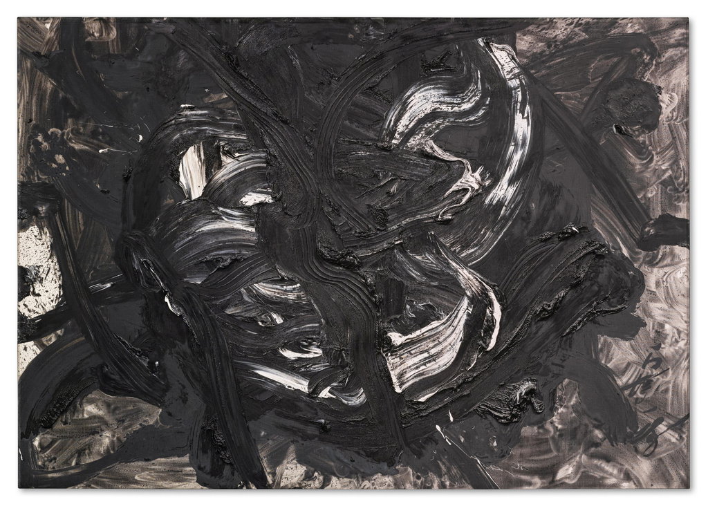 Konkai by Kazuo Shiraga estimated at $1.16m (low) to $1.74m (high). Image courtesy of Sotheby's