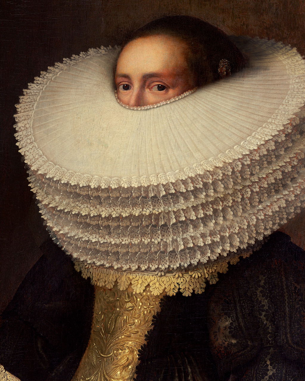 Overly Grand Manners: Volker Hermes Exaggerates Historical Portraits with Ostentatious Absurdity — Colossal