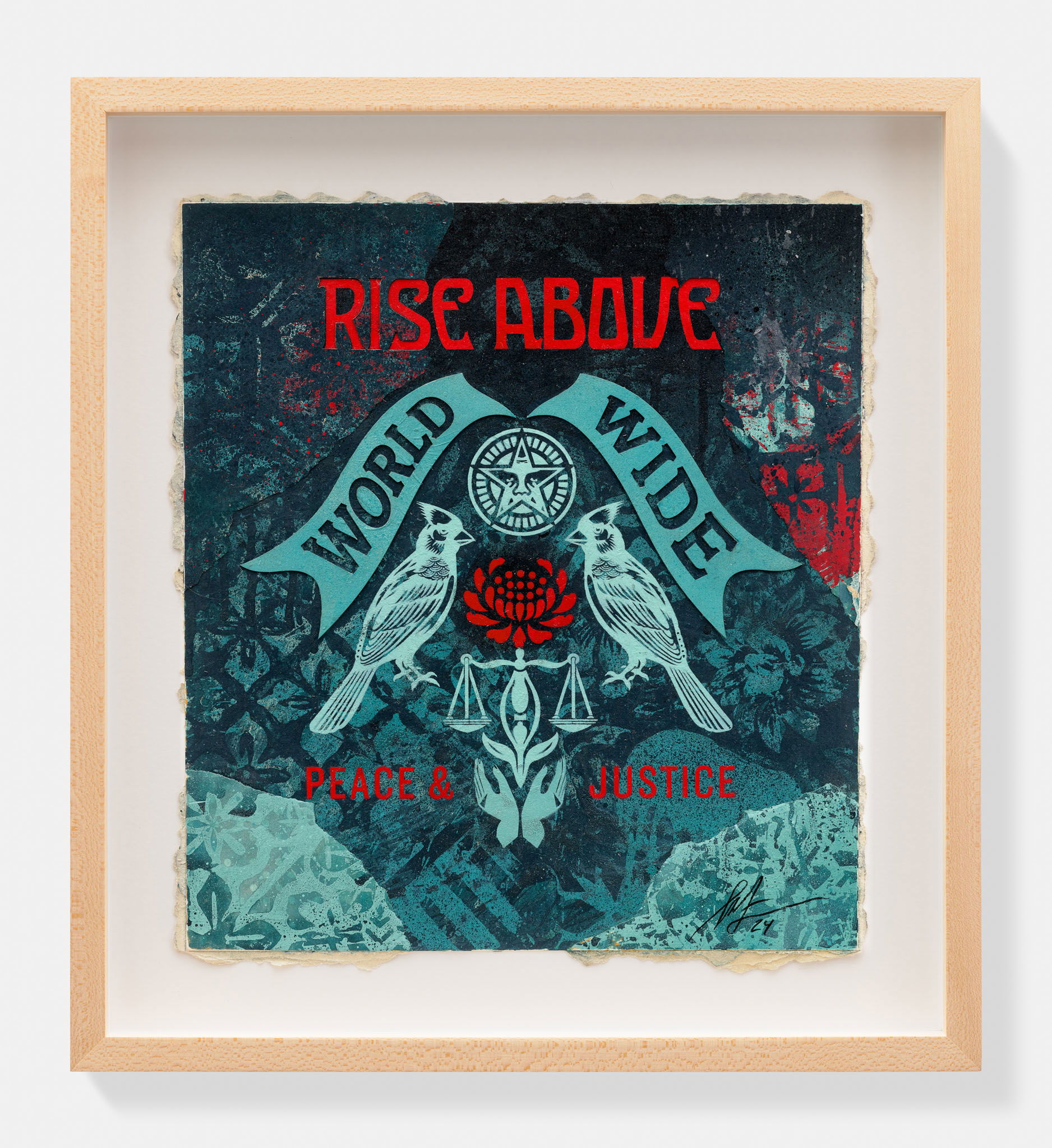 OBEY Bird Study (Peace and Justice Blue) 1 main image