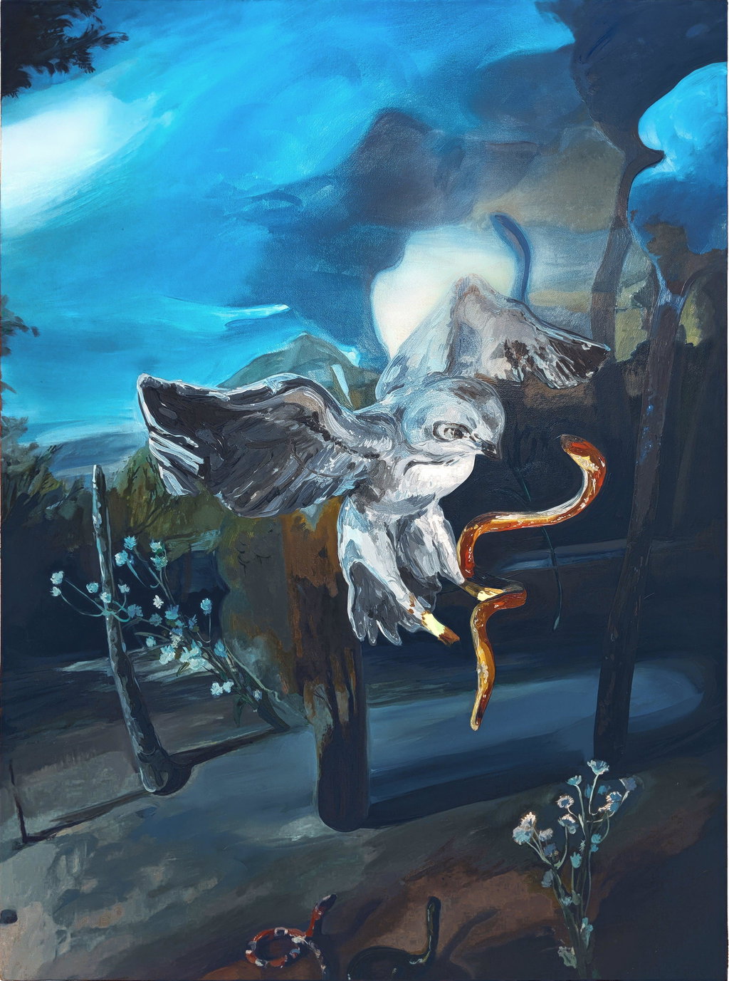 Kite and Snake by Emma Webster sold for $49,000. Image courtesy of Phillips