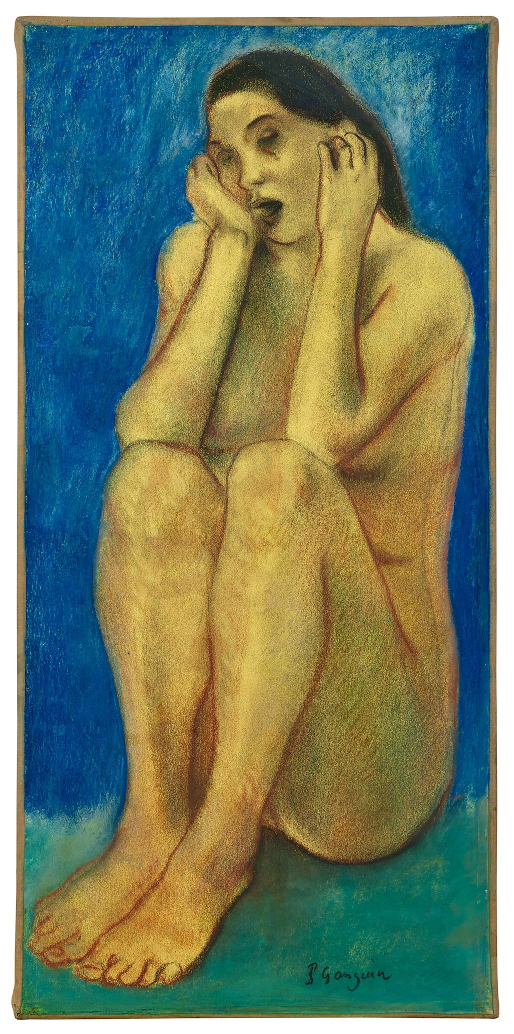 Breton Eve (II) by Paul Gauguin estimated at $642,800 (low) to $876,600 (high). Image courtesy of Artcurial