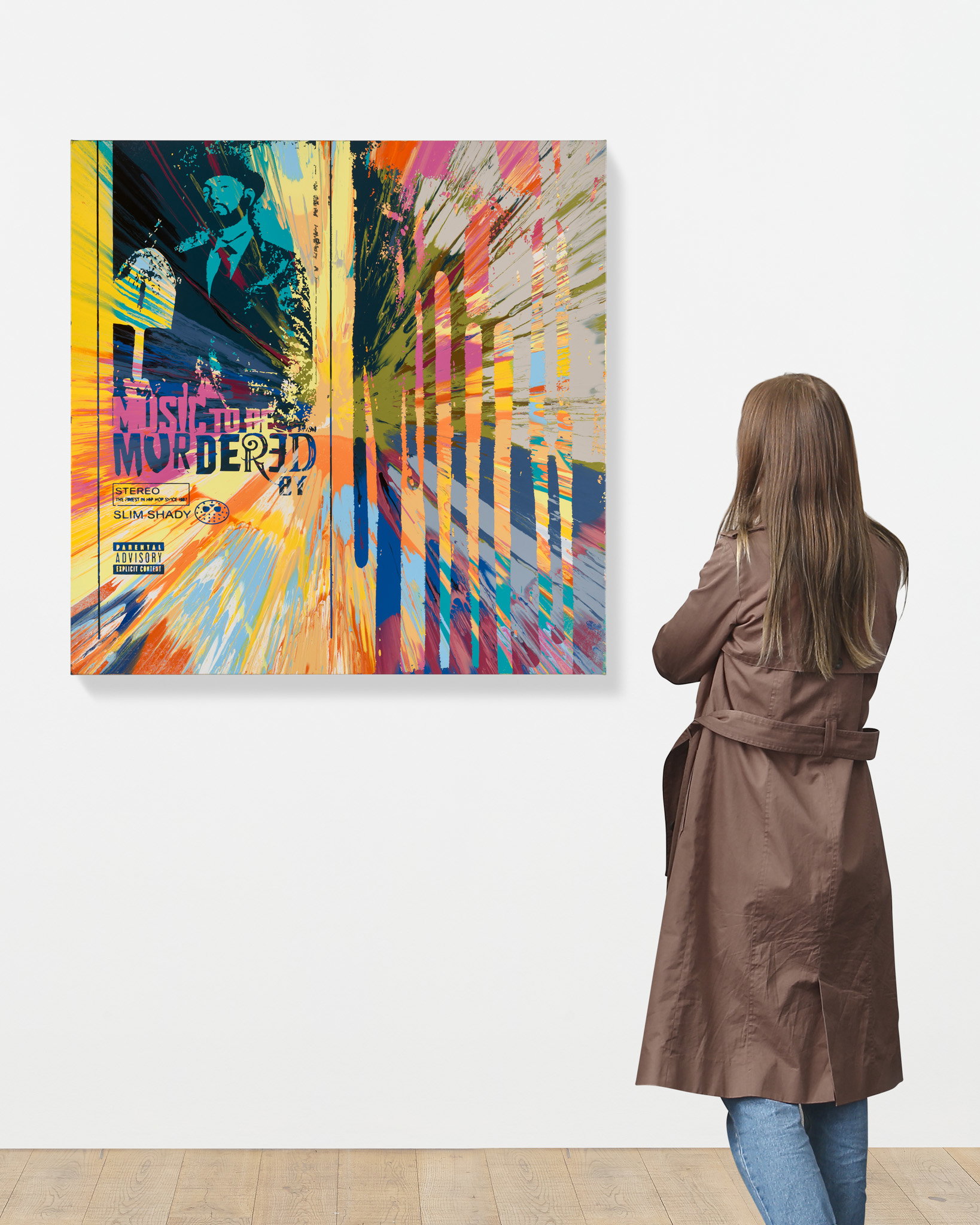 Beautiful, Eminem, Music to Be Murdered by Painting scale image