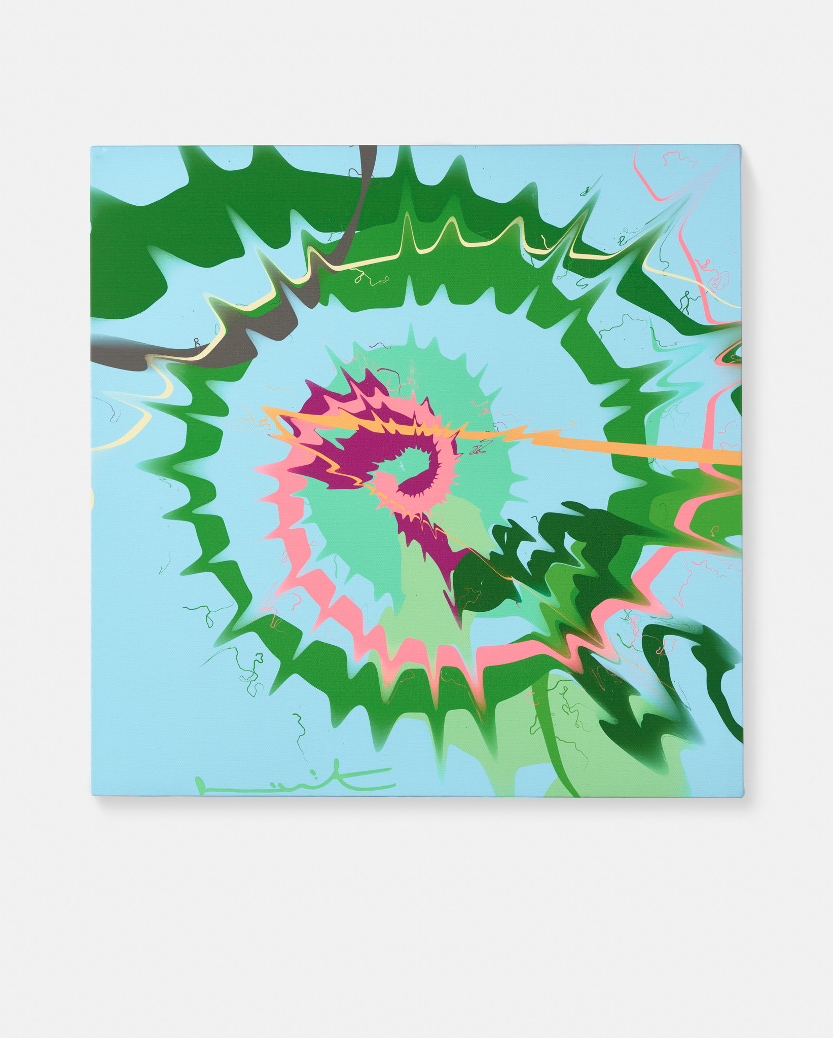 Beautiful, Thoroughly Fresh, Purest And Brightest Corkscrew Painting image #1 main image